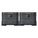 Two Jackery Explorer 2000 Plus Portable Power Station units are displayed side by side against a white background for comparison