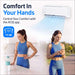 Two women use a smartphone under the indoor wall unit in this ACiQ app graphic for ACiQ 12000 BTU Essentials 20 SEER2 Single Zone Wall Mount Mini Split Heat Pump System