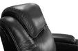 Valencia Oslo Nouvelle Home Theater Seating's adjustable headrest is crafted from premium leather