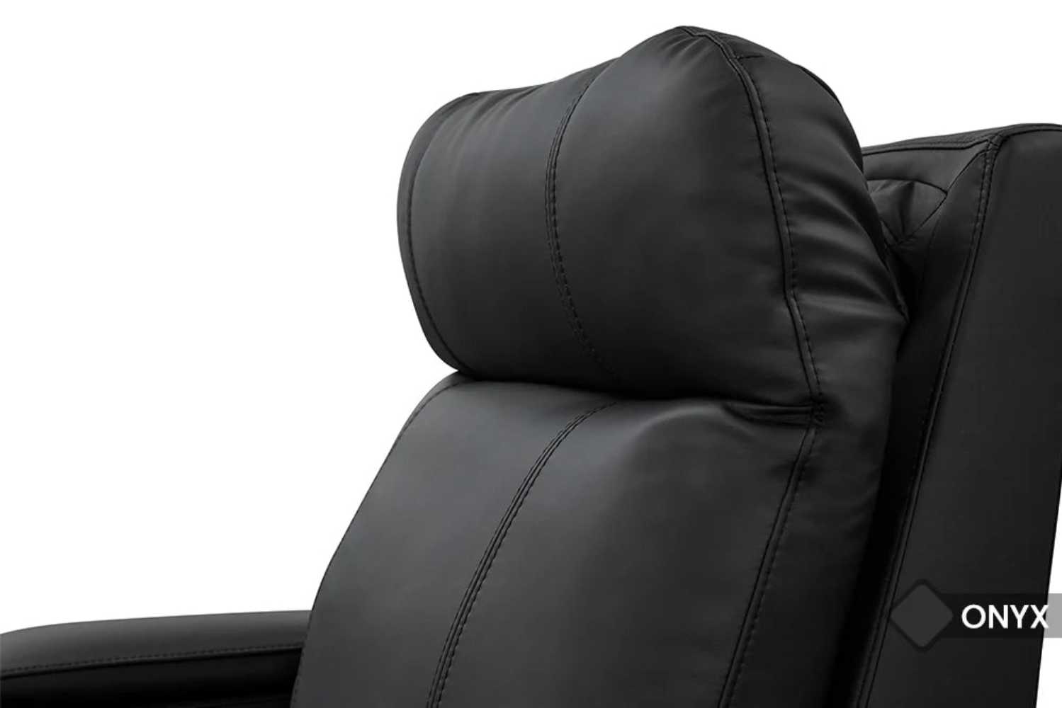 Valencia Piacenza Luxury Edition Home Theater Seating showcases a plush motorized headrest