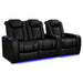 Valencia Tuscany Heat & Massage Home Edition Theater Seating Row of 3 Loveseat Left Width 99.25 Height 43.5 Depth 39.75