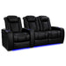 Valencia Tuscany Heat & Massage Home Edition Theater Seating Row of 3 Loveseat Right Width 99.25 Height 43.5 Depth 39.75