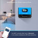 Wall-mounted Sun Gold Power 100 Amp MPPT Solar Charge Controller with Bluetooth app monitoring