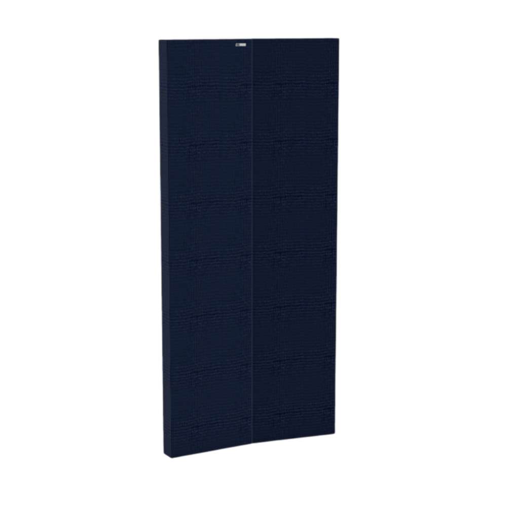Walten GIK Acoustics ScreenPanel Vocal Screen navy blue fabric acoustic panel with a dark woven surface