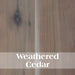 Weathered Fireside Lodge Cedar Log Headwaters Five Drawer Chest presents a soft gray weathered cedar finish with subtle wood texture