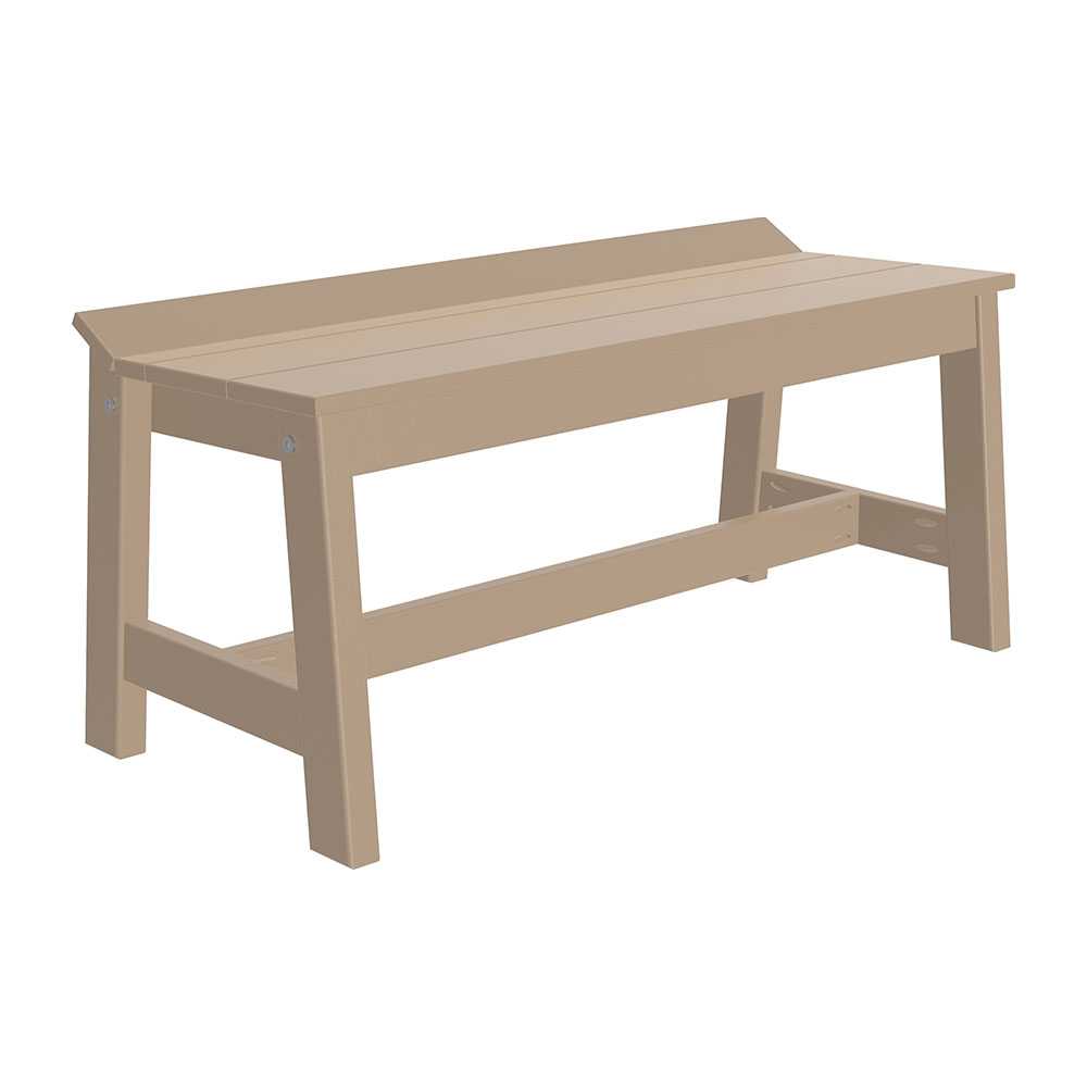 Weatherwood LuxCraft Cafe Dining Bench 41