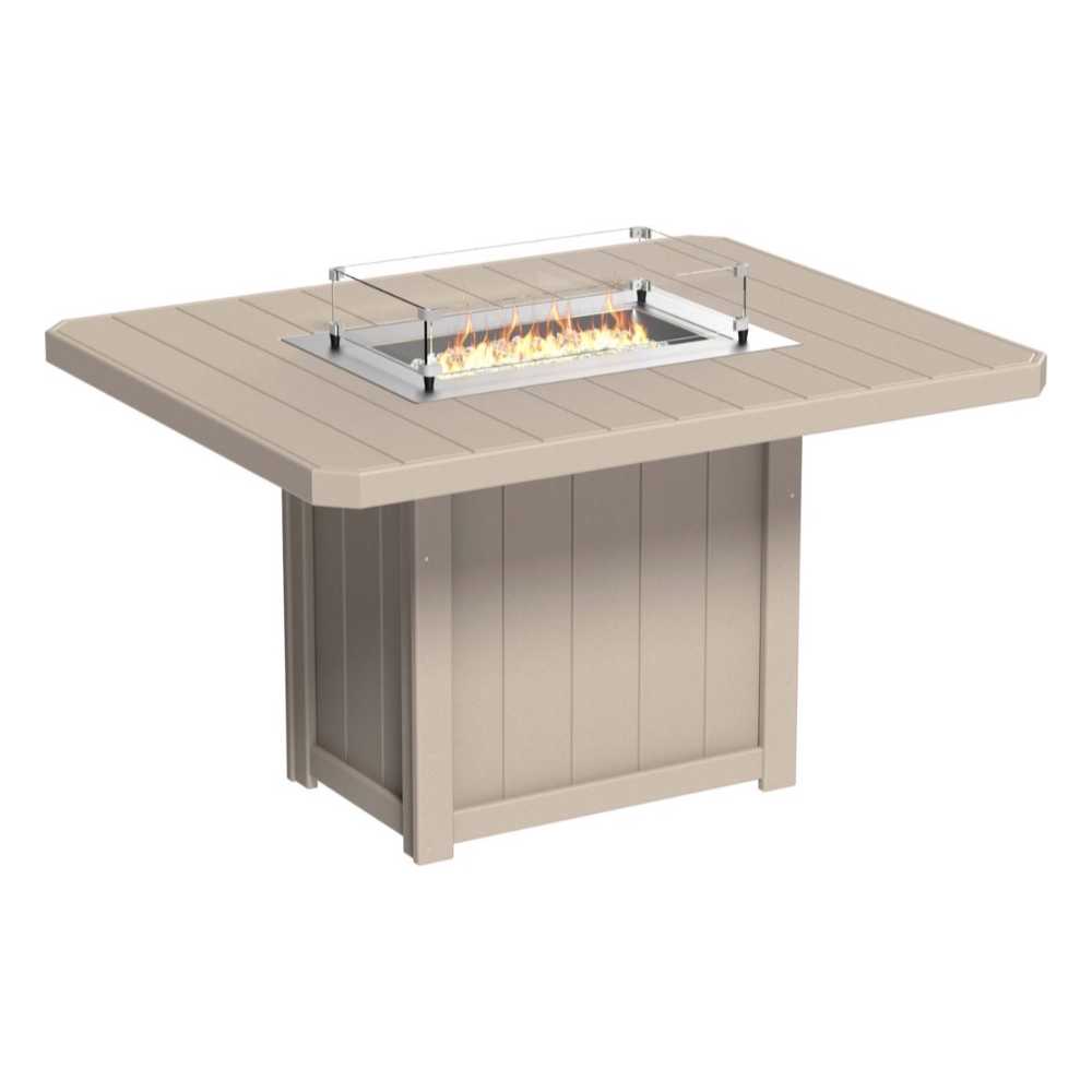 LuxCraft Lumin Fire Table 62" Rectangular-Freedom Room