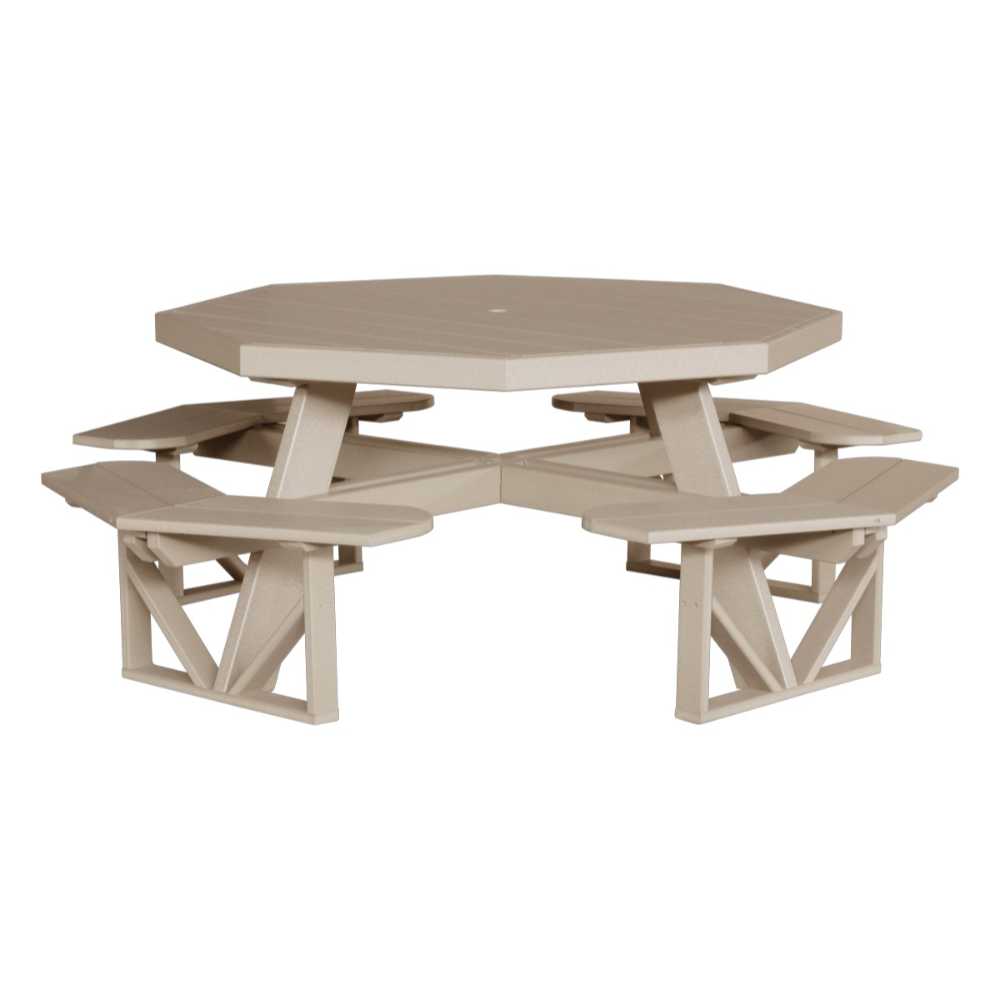 LuxCraft Octagon Picnic Table-Freedom Room