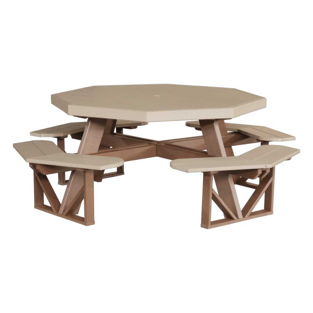 LuxCraft Octagon Picnic Table-Freedom Room