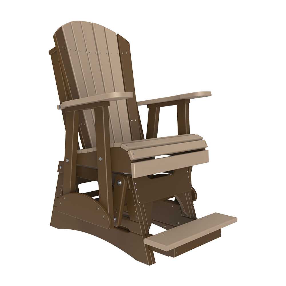 LuxCraft 2' Adirondack Balcony Glider Chair-Freedom Room