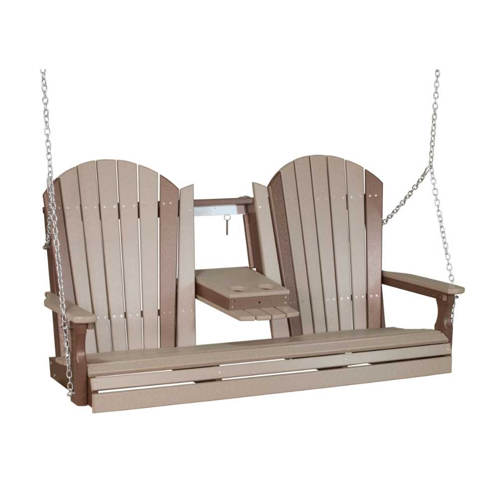 LuxCraft 5′ Adirondack Swing-Freedom Room