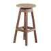 Weatherwood and Chestnut Brown LuxCraft Bar Stool