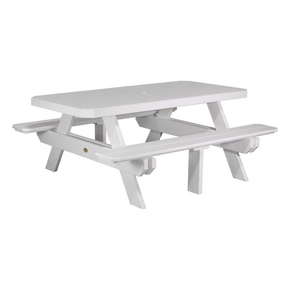 LuxCraft 6' Rectangular Picnic Table-Freedom Room