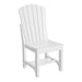 White LuxCraft Adirondack Side Chair