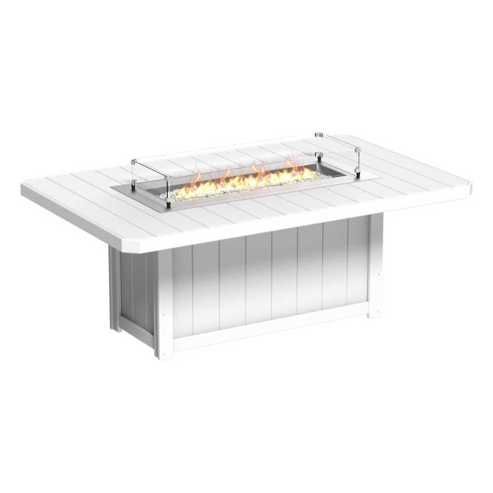 LuxCraft Lumin Fire Table 79" Rectangular-Freedom Room