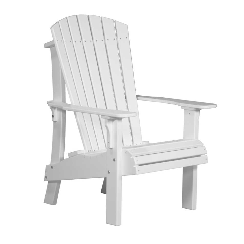 White LuxCraft Royal Adirondack Chair