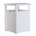 White LuxCraft Trash Can