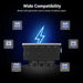 Wide battery compatibility makes Sun Gold Power 11400W 48V Split Phase Hybrid Solar Inverter suitable for multiple battery types
