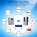 Wide inverter compatibility with CAN and RS485 supports Sun Gold Power CoreX 5 Elite Wall-Mounted 48V 100Ah Residential Energy Storage Battery Pack