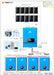 Wiring diagram for solar panels, inverter, batteries, and breakers in Sun Gold Power 10000W 48VDC 120V/240V 20.48KWH Lithium Battery 5500W Solar Panel Off-Grid Solar Kit