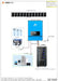 Wiring diagram shows solar panels, inverter, battery cabinet, breakers, and AC connections for Sun Gold Power 10000W 48VDC 120V/240V LiFePO4 20.48KWH Lithium Battery Solar Panel Off-Grid Solar Kit