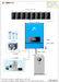 Wiring layout showing panels, inverter, 200Ah battery, breakers, and AC connections for Sun Gold Power 8000W 48VDC 120V/240V LiFePO4 Lithium Battery Solar Panel Off-Grid Solar Kit SGR-8K10T