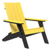 Yellow and Black LuxCraft Urban Adirondack Chair