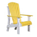 Yellow and White LuxCraft Royal Adirondack Chair