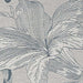Zoomed-in shot of Couristan Dolce Indoor/Outdoor Rug - Flora/Argento reveals fine lines and layered floral detailing in muted tones