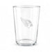 Arizona Cardinals Crate & Barrel Bodega 17oz Highball Glass, Set of 4 with clear glass and team logo