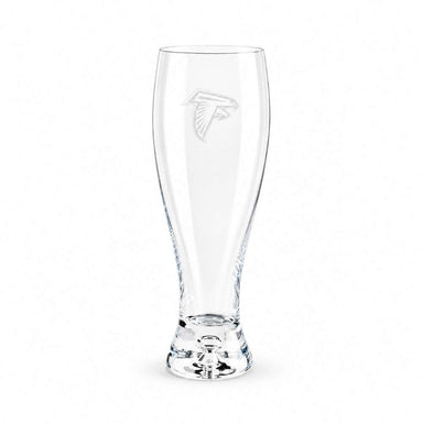 Atlanta Falcons Crate & Barrel Direction 17oz Hand-Blown Pilsner Beer Glass, Set of 4 hand-blown glass with team logo