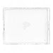 Atlanta Falcons Crate & Barrel NFL Large Rectangle Acrylic Decorative Tray with team logo on white acrylic