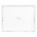 Baltimore Ravens Crate & Barrel NFL Large Rectangle Acrylic Decorative Tray with team logo on white acrylic