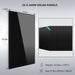 Bifacial N-Type monocrystalline solar panel detail from the Sun Gold Power 13000W 48VDC 120V/240V LifePo4 25.6KWH Lithium Battery 9900W Solar Panel Off-Grid Solar Kit