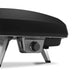 Black Ooni Koda 2 Pizza Oven close view of the left flank and the silver gas control knob under the body.