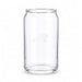 Carolina Panthers Crate & Barrel Beer Can 16oz Glass, Set of 4 with NFL team logo