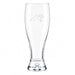 Carolina Panthers Crate & Barrel Direction 17oz Hand-Blown Pilsner Beer Glass, Set of 4 hand-blown glass with team logo