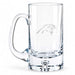Carolina Panthers Crate & Barrel Direction 22oz Hand-Blown Beer Mug, Set of 4 hand-blown glass with team logo