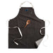 Carolina Panthers Crate & Barrel NFL Organic Cotton Kitchen Apron with Pockets black organic cotton denim with adjustable straps and pockets