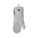Carolina Panthers Crate & Barrel NFL Organic Cotton Oven Mitt with Silicone Grip blue and silver with silicone grip