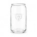 Chicago Bears Crate & Barrel Beer Can 16oz Glass, Set of 4 with NFL team logo