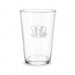 Cincinnati Bengals Crate & Barrel Bodega 17oz Highball Glass, Set of 4 with clear glass and team logo