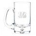 Cincinnati Bengals Crate & Barrel Direction 22oz Hand-Blown Beer Mug, Set of 4 hand-blown glass with team logo