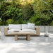 Crate & Barrel Dune Outdoor Lantern featuring X-shaped design with carrying handle on top