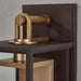 Crate & Barrel Lancaster Outdoor Wall Sconce Light vertical display showing full contemporary design