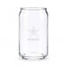 Dallas Cowboys Crate & Barrel Beer Can 16oz Glass, Set of 4 with NFL team logo