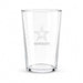 Dallas Cowboys Crate & Barrel Bodega 17oz Highball Glass, Set of 4 with clear glass and team logo