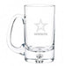 Dallas Cowboys Crate & Barrel Direction 22oz Hand-Blown Beer Mug, Set of 4 hand-blown glass with team logo
