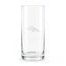 Denver Broncos Crate & Barrel Aspen Highball Glass Set with NFL team logo on classic 18 oz glass