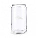 Denver Broncos Crate & Barrel Beer Can 16oz Glass, Set of 4 with NFL team logo